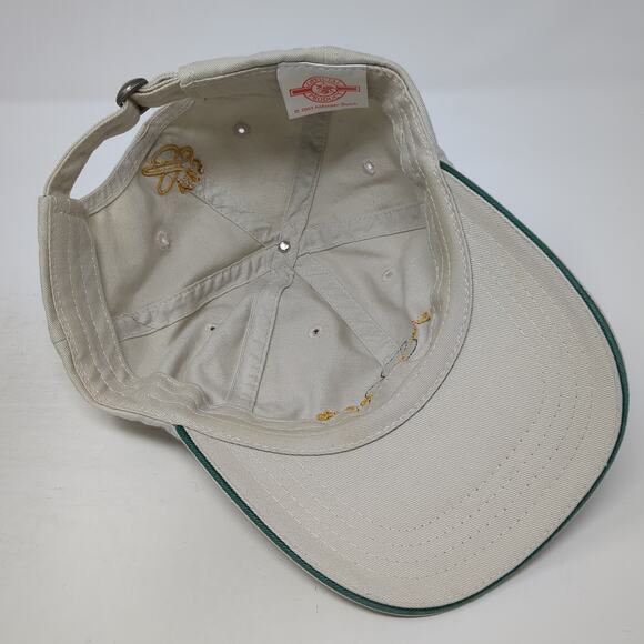 Budweiser Clover Slideback Baseball Hat Beige One Size Embroidered - Picture 8 of 11
